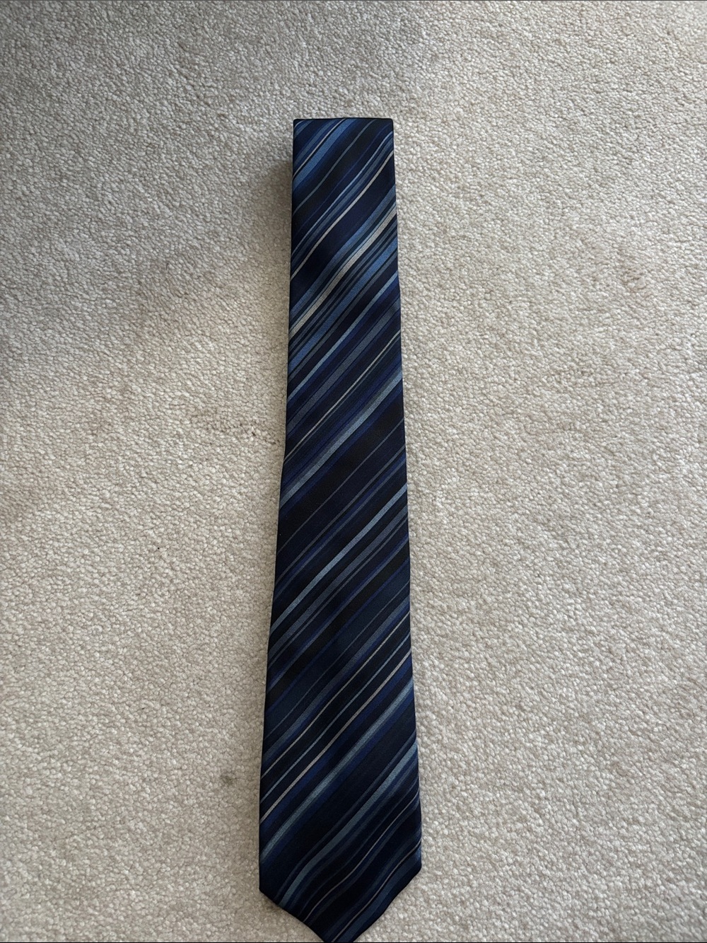 Paul smith  Navy Multi-Stripe Men's Tie